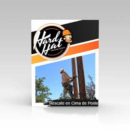 Rescate en cima de poste